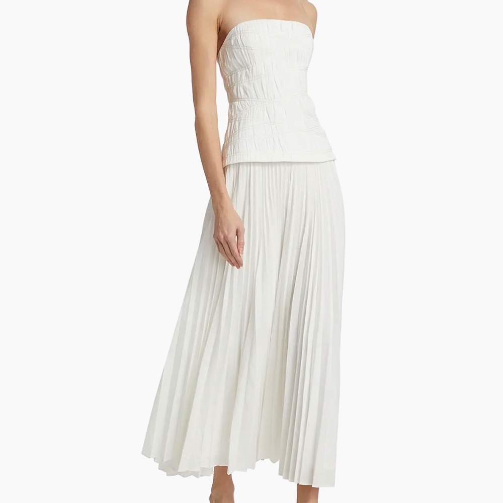 Acler Bristol Strapless Midi-Dress